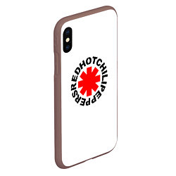 Чехол iPhone XS Max матовый RED HOT CHILI PEPPERS, цвет: 3D-коричневый — фото 2