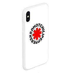 Чехол iPhone XS Max матовый RED HOT CHILI PEPPERS, цвет: 3D-белый — фото 2