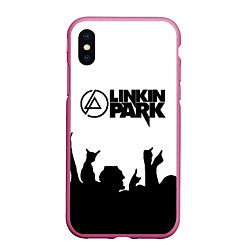 Чехол iPhone XS Max матовый LINKIN PARK