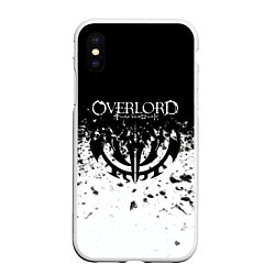 Чехол iPhone XS Max матовый Overlord, цвет: 3D-белый