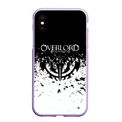 Чехол iPhone XS Max матовый Overlord, цвет: 3D-светло-сиреневый