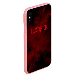 Чехол iPhone XS Max матовый LUCIFER КРЫЛЬЯ, цвет: 3D-баблгам — фото 2