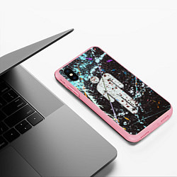 Чехол iPhone XS Max матовый Billie Eilish: Blohsh Painted, цвет: 3D-баблгам — фото 2