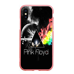 Чехол iPhone XS Max матовый PINK FLOYD, цвет: 3D-баблгам