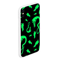 Чехол iPhone XS Max матовый BILLIE EILISH: Blohsh & Ghoul, цвет: 3D-белый — фото 2