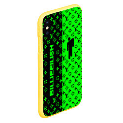 Чехол iPhone XS Max матовый BILLIE EILISH x LV Green, цвет: 3D-желтый — фото 2