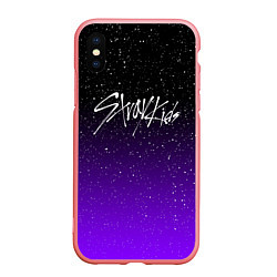 Чехол iPhone XS Max матовый STRAY KIDS, цвет: 3D-баблгам