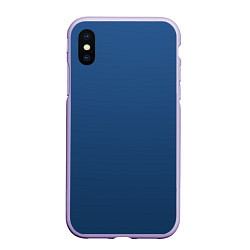 Чехол iPhone XS Max матовый 19-4052 Classic Blue