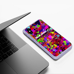 Чехол iPhone XS Max матовый Billie eilish, цвет: 3D-светло-сиреневый — фото 2