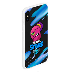 Чехол iPhone XS Max матовый BRAWL STARS TARA, цвет: 3D-белый — фото 2