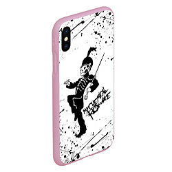 Чехол iPhone XS Max матовый My Chemical Romance, цвет: 3D-розовый — фото 2