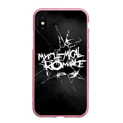 Чехол iPhone XS Max матовый MY CHEMICAL ROMANCE, цвет: 3D-розовый