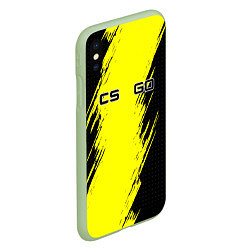 Чехол iPhone XS Max матовый Counter Strike, цвет: 3D-салатовый — фото 2