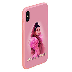 Чехол iPhone XS Max матовый Ariana Grande Ариана Гранде, цвет: 3D-баблгам — фото 2