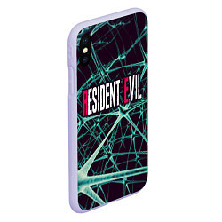 Чехол iPhone XS Max матовый Resident Evil - Обитель зла, цвет: 3D-светло-сиреневый — фото 2