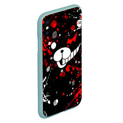 Чехол iPhone XS Max матовый MONOKUMA, цвет: 3D-мятный — фото 2