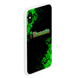 Чехол iPhone XS Max матовый Terraria, цвет: 3D-белый — фото 2