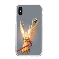 Чехол iPhone XS Max матовый Heroes of Might and Magic, цвет: 3D-белый