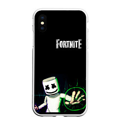 Чехол iPhone XS Max матовый Fortnite