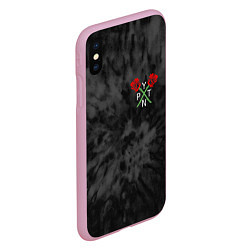 Чехол iPhone XS Max матовый Payton Moormeier, цвет: 3D-розовый — фото 2