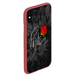 Чехол iPhone XS Max матовый Payton Moormeier, цвет: 3D-красный — фото 2
