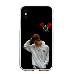 Чехол iPhone XS Max матовый ТИКТОКЕР - PAYTON MOORMEIE, цвет: 3D-белый
