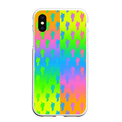 Чехол iPhone XS Max матовый BILLIE EILISH, цвет: 3D-белый