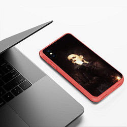 Чехол iPhone XS Max матовый EMINEM, цвет: 3D-красный — фото 2
