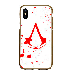 Чехол iPhone XS Max матовый Assassin’s Creed, цвет: 3D-коричневый