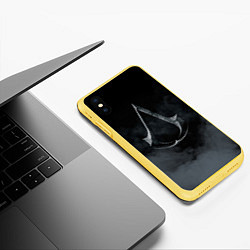 Чехол iPhone XS Max матовый Assassin’s Creed, цвет: 3D-желтый — фото 2