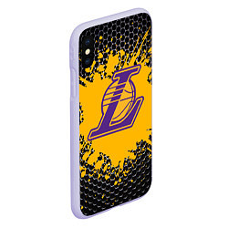 Чехол iPhone XS Max матовый Kobe Bryant, цвет: 3D-светло-сиреневый — фото 2