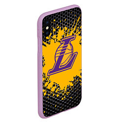 Чехол iPhone XS Max матовый Kobe Bryant, цвет: 3D-сиреневый — фото 2