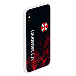 Чехол iPhone XS Max матовый UMBRELLA CORP, цвет: 3D-белый — фото 2