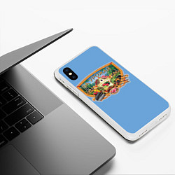 Чехол iPhone XS Max матовый Звезда Дачника, цвет: 3D-белый — фото 2