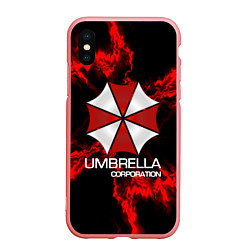 Чехол iPhone XS Max матовый UMBRELLA CORP, цвет: 3D-баблгам