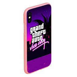 Чехол iPhone XS Max матовый GTA:VICE CITY, цвет: 3D-баблгам — фото 2