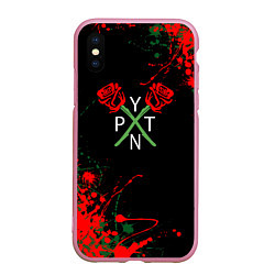 Чехол iPhone XS Max матовый ТИКТОКЕР - PAYTON MOORMEIE, цвет: 3D-розовый