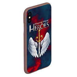 Чехол iPhone XS Max матовый Heroes of Might and Magic, цвет: 3D-коричневый — фото 2