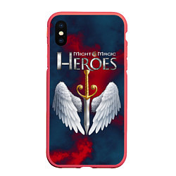 Чехол iPhone XS Max матовый Heroes of Might and Magic, цвет: 3D-красный