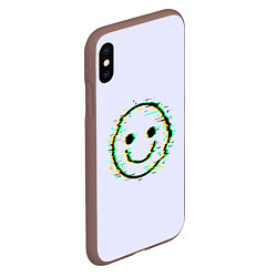 Чехол iPhone XS Max матовый Smile, цвет: 3D-коричневый — фото 2