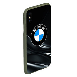 Чехол iPhone XS Max матовый BMW, цвет: 3D-темно-зеленый — фото 2