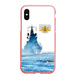 Чехол iPhone XS Max матовый ВМФ, цвет: 3D-баблгам
