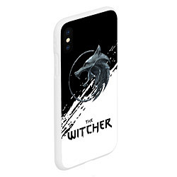 Чехол iPhone XS Max матовый THE WITCHER, цвет: 3D-белый — фото 2