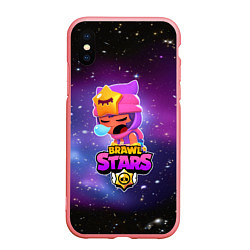 Чехол iPhone XS Max матовый BRAWL STARS SANDY, цвет: 3D-баблгам