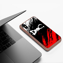 Чехол iPhone XS Max матовый DEVIL MAY CRY DMC, цвет: 3D-коричневый — фото 2