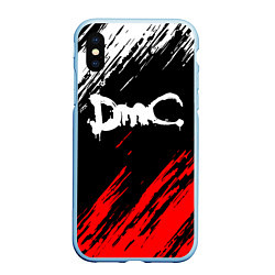 Чехол iPhone XS Max матовый DEVIL MAY CRY DMC, цвет: 3D-голубой