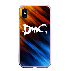 Чехол iPhone XS Max матовый DEVIL MAY CRY DMC, цвет: 3D-светло-сиреневый