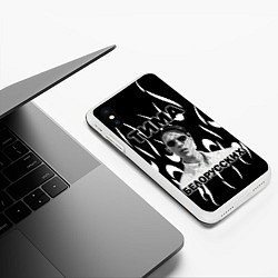 Чехол iPhone XS Max матовый Тима Белорусских, цвет: 3D-белый — фото 2