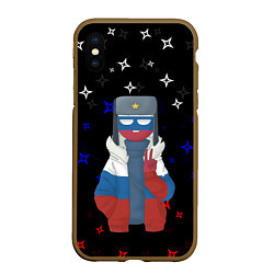 Чехол iPhone XS Max матовый CountryHumans