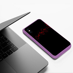Чехол iPhone XS Max матовый DEVIL MAY CRY, цвет: 3D-фиолетовый — фото 2